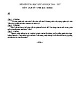Đề và đáp án kiểm tra học kì I Lịch sử lớp 7 - Năm học 2016-2017